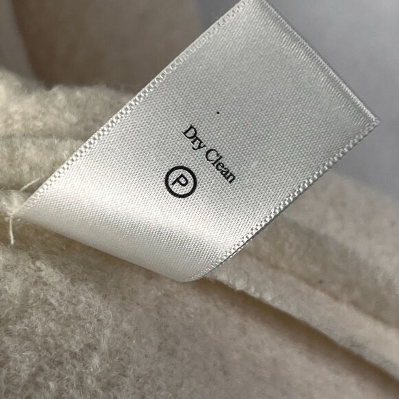 Coldwater Creek Wool Embroidered Jacket Boho Ornate Metal Clasps Ivory Womens S - Picture 10 of 14